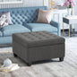 ISABELLA Storage Ottoman, PU