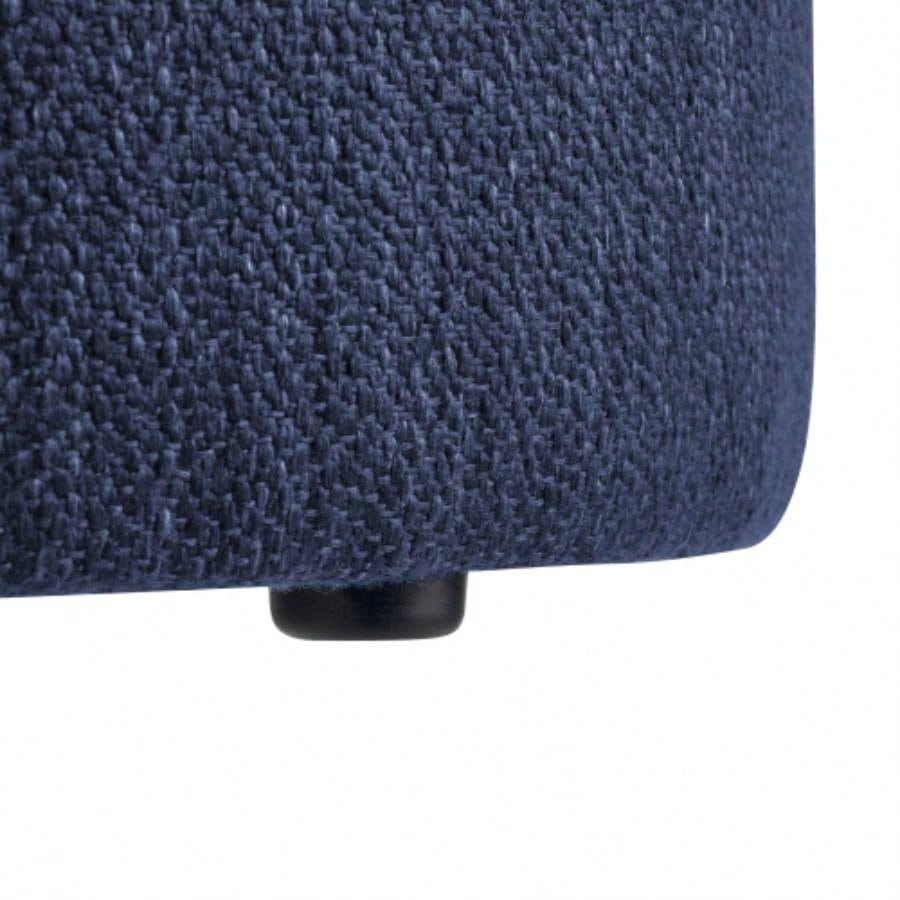 Ottoman, multi - functional combination set table Ottoman, combination of Ottoman and table, with drum stool, with storage space - Dark Blue