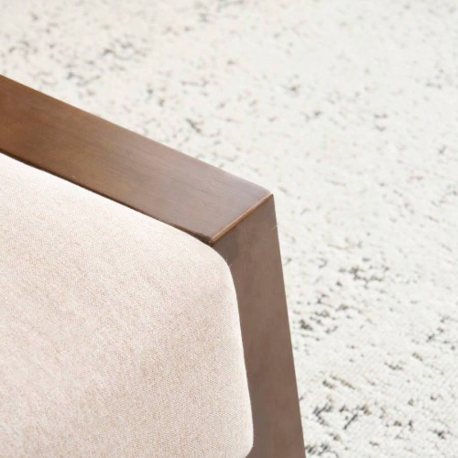 Sleek and Stylish Ottoman, Beige