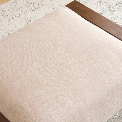 Sleek and Stylish Ottoman, Beige