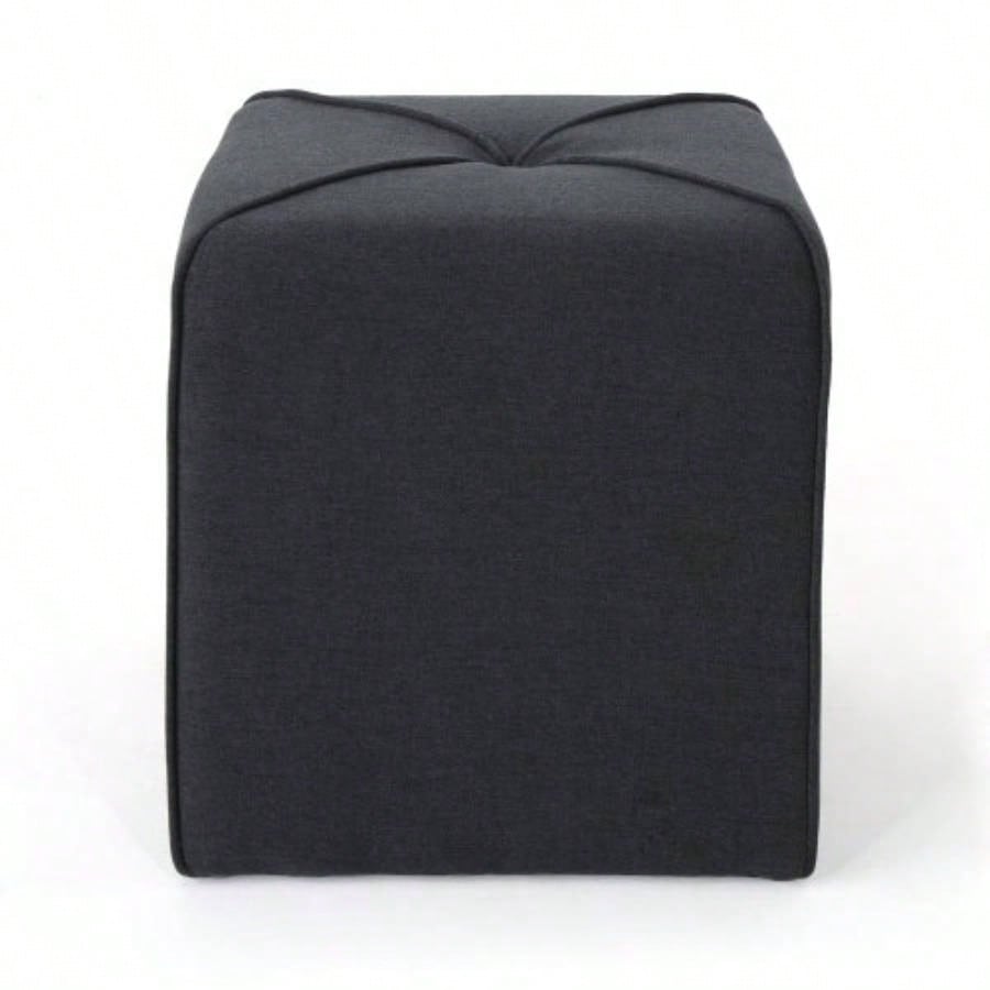 Dark Charcoal Ottoman