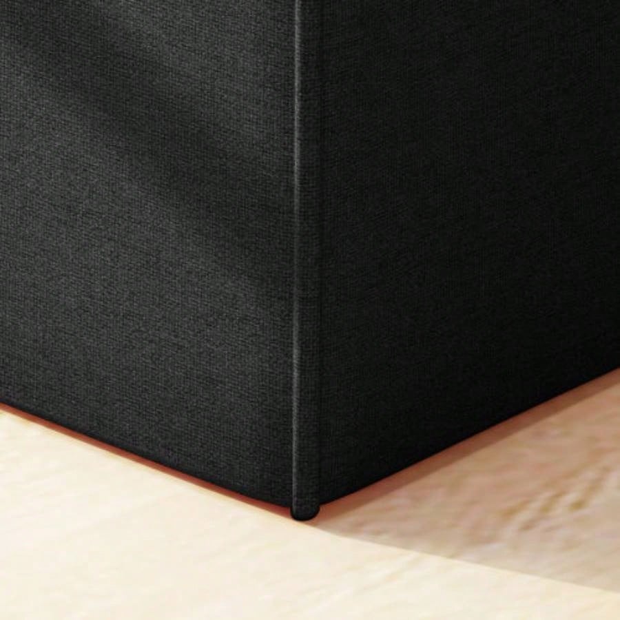 Dark Charcoal Ottoman