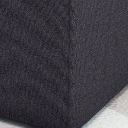 Dark Charcoal Ottoman