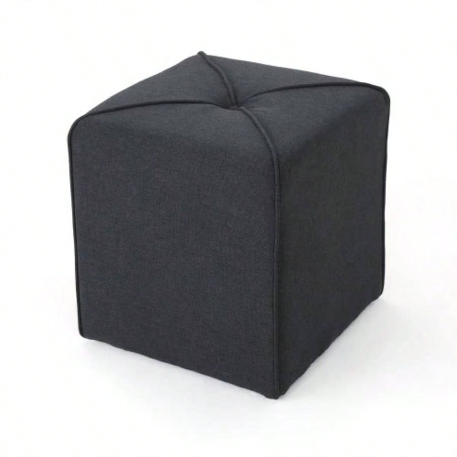 Dark Charcoal Ottoman