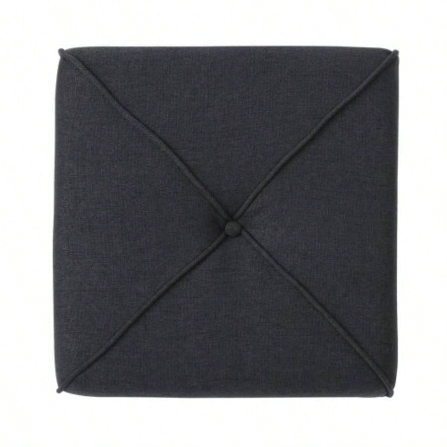 Dark Charcoal Ottoman