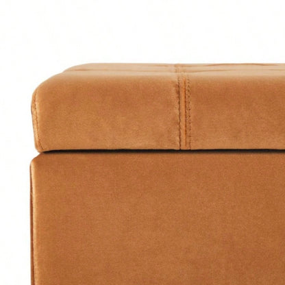 Storage Ottoman, Rectangular Ottoman, Upholstered Storage, Foot Rest Living Room, Entryway and Bedroom,