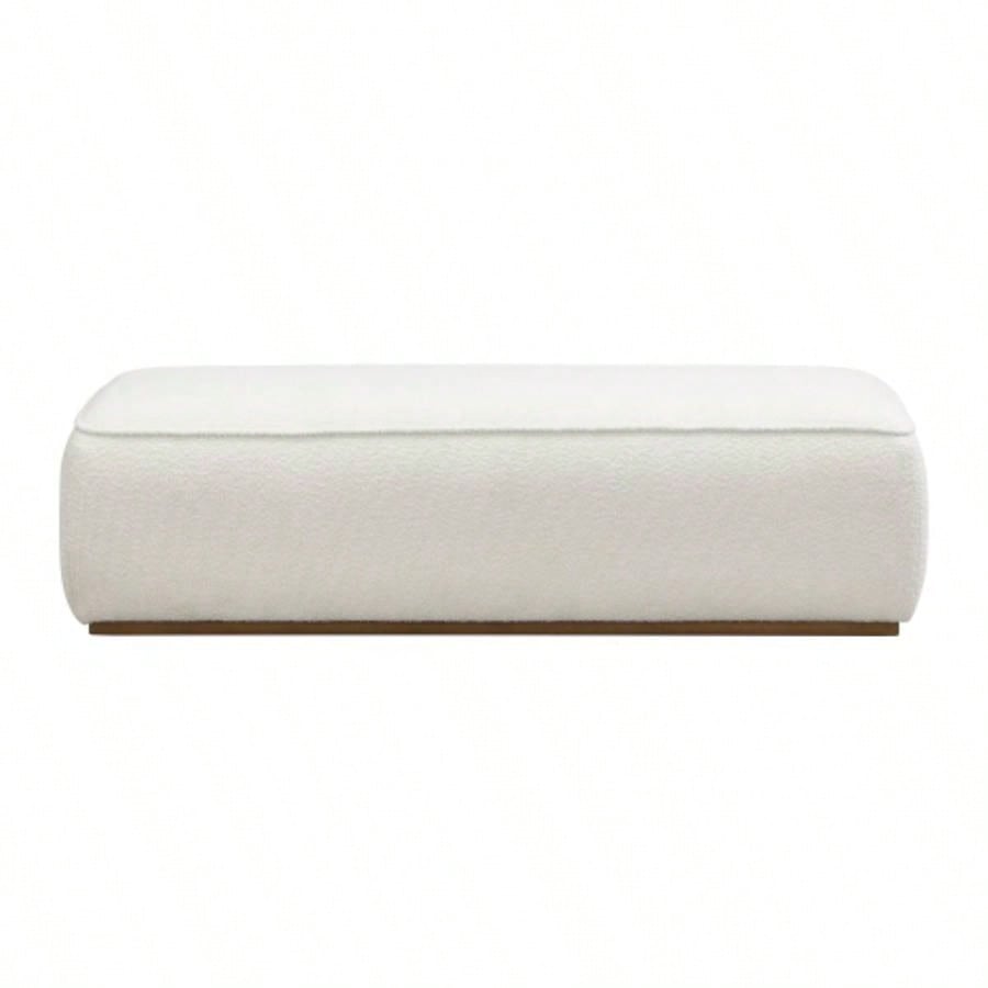 Comfort Beige 52 Grainy Footstool