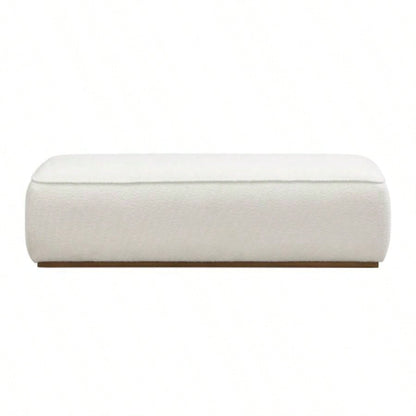 Comfort Beige 52 Grainy Footstool