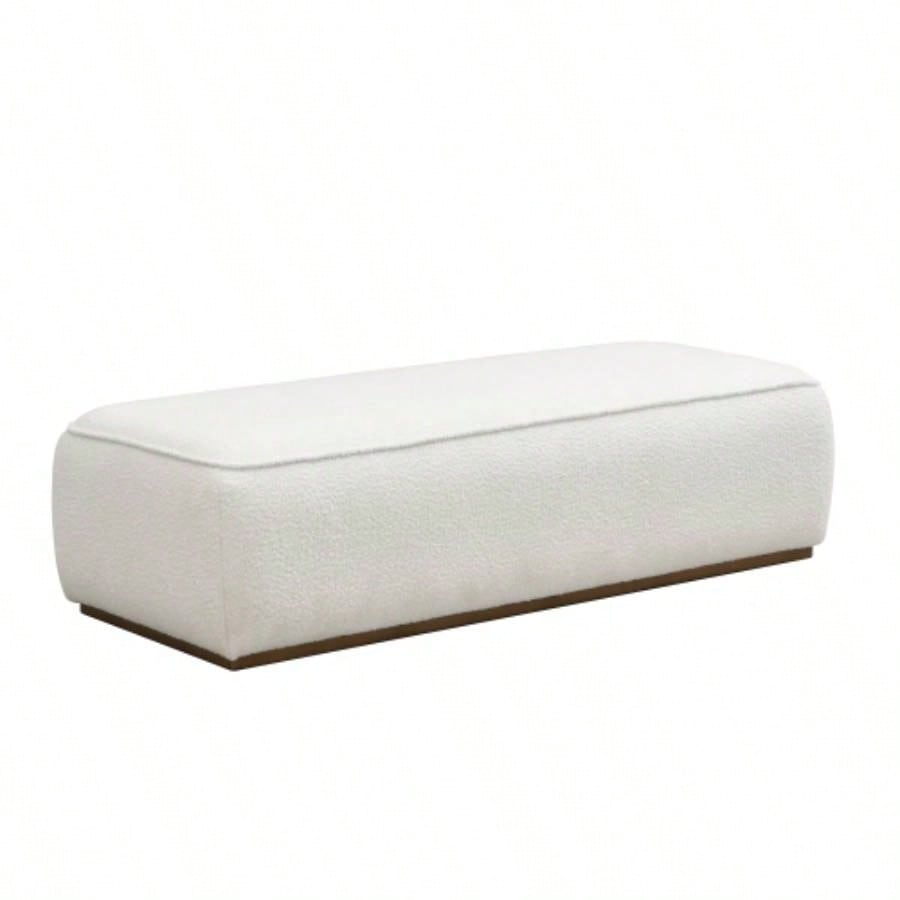 Comfort Beige 52 Grainy Footstool
