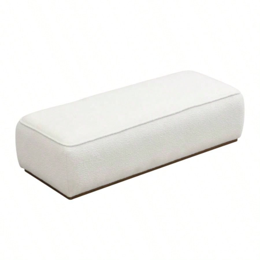 Comfort Beige 52 Grainy Footstool