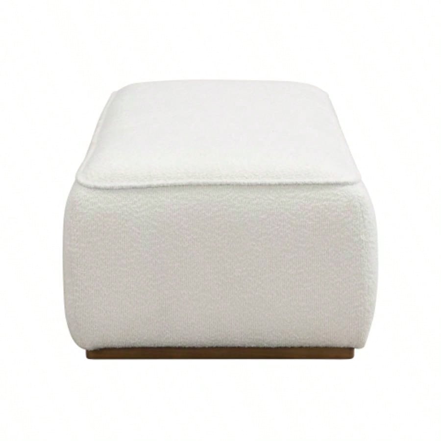 Comfort Beige 52 Grainy Footstool