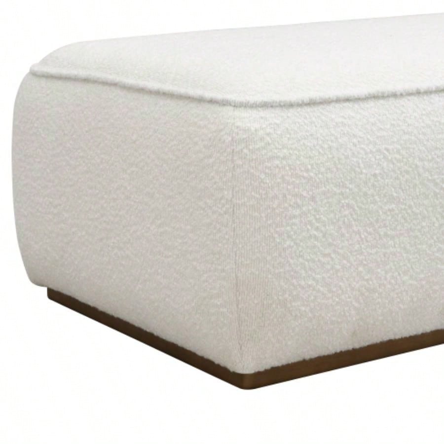 Comfort Beige 52 Grainy Footstool