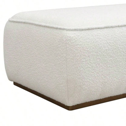 Comfort Beige 52 Grainy Footstool