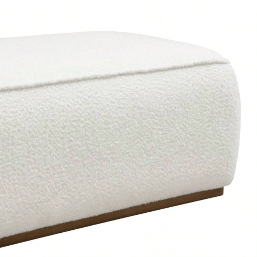Comfort Beige 52 Grainy Footstool