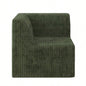 Ottoman sofa Compressed Sectional Sofa Modern Minimalist Style Corduroy Couch, Sleeper Sofa Living Room, Bedroom, Comfy Compressed Sofa Couch Space - Efficient Design - green