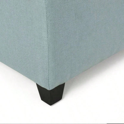 50 inch Wide Contemporary Rectangle Storage Ottoman Upholstered, Living Room, Entryway and Family Room