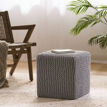 KNITTED FOOT STOOL, Popular styles for  2025 year