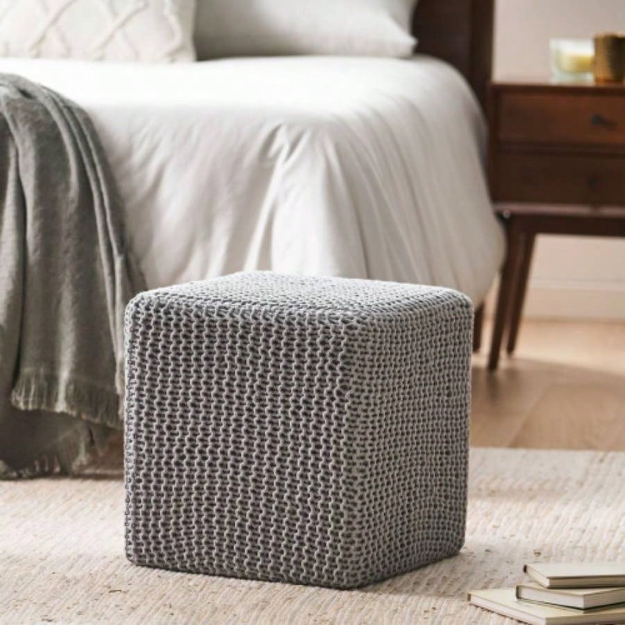 KNITTED FOOT STOOL, Popular styles for  2025 year