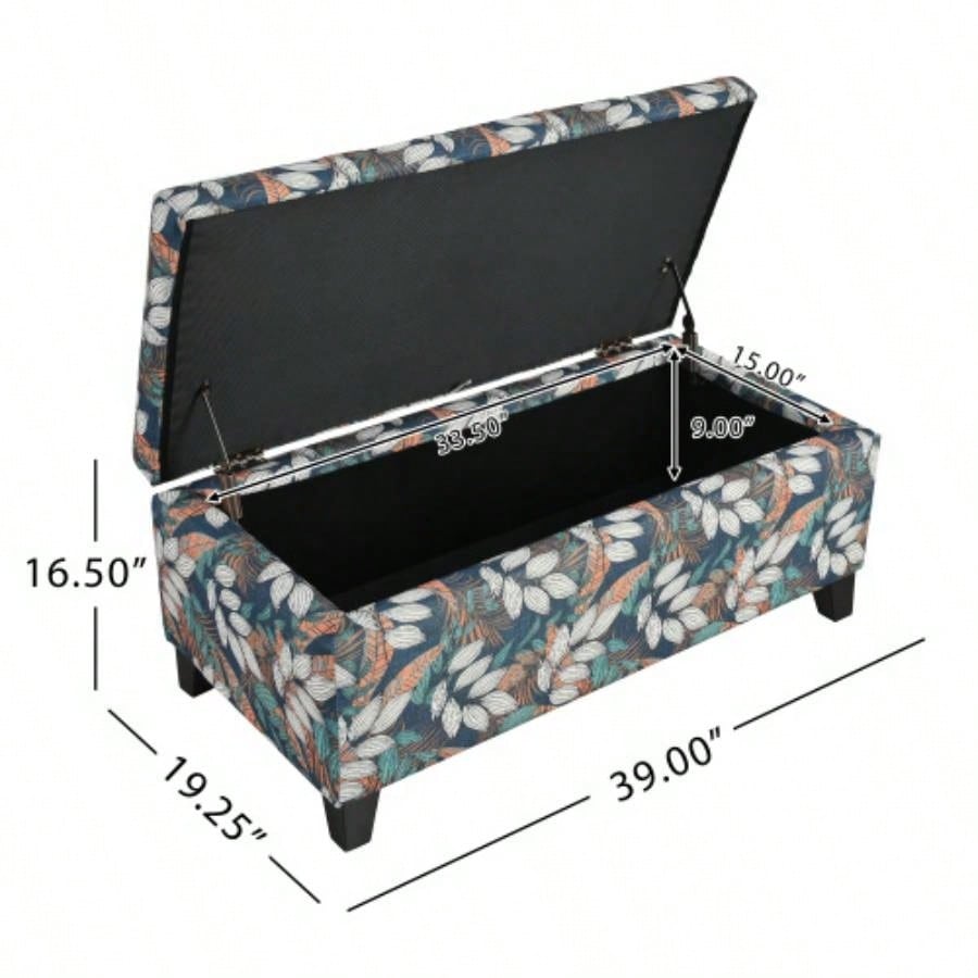 Storage Ottoman, Flower2