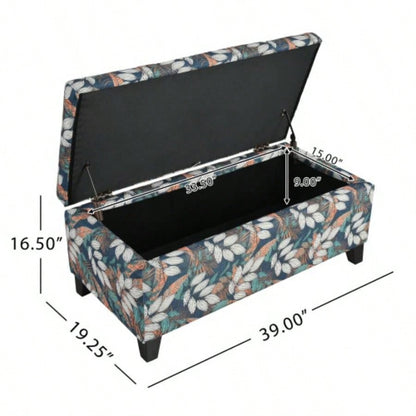 Storage Ottoman, Flower2