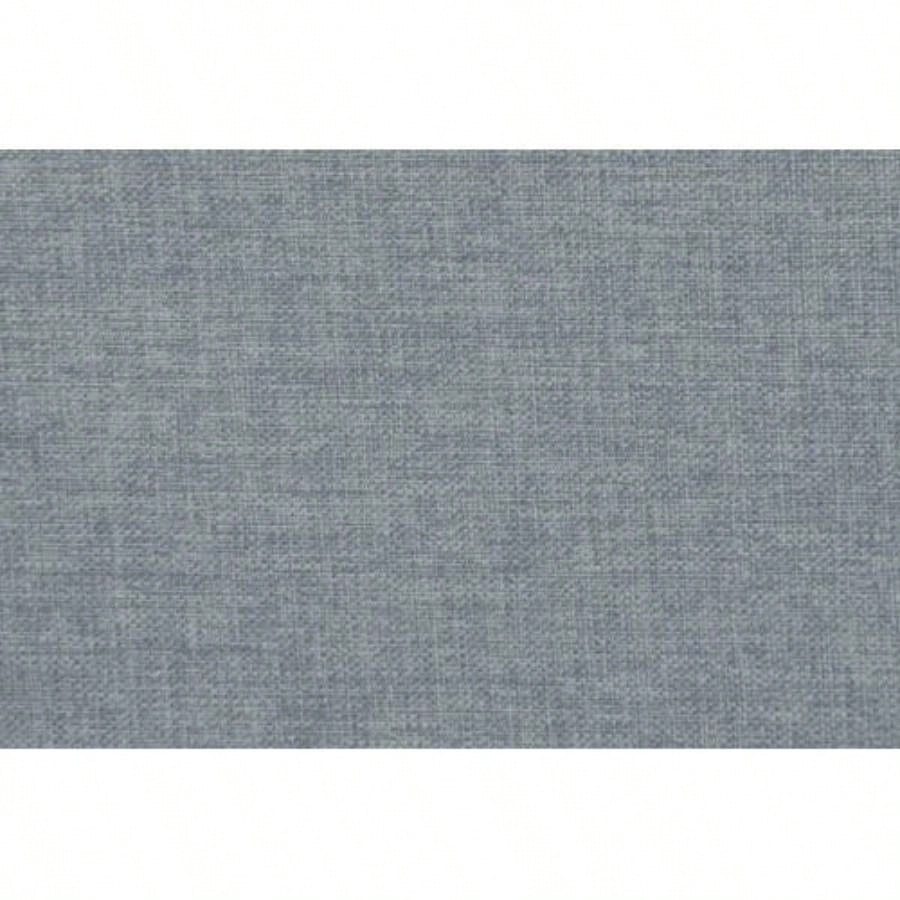 Living Room Furniture Cocktail Ottoman Linen Like Fabric 1pc Plush Ottoman Wooden