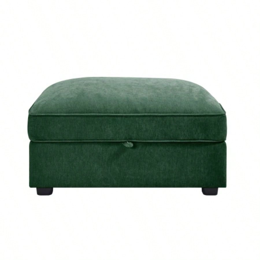 Ottoman - chenille - Wheat