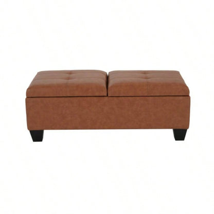 LANISTER Storage Ottoman - DBL TOP