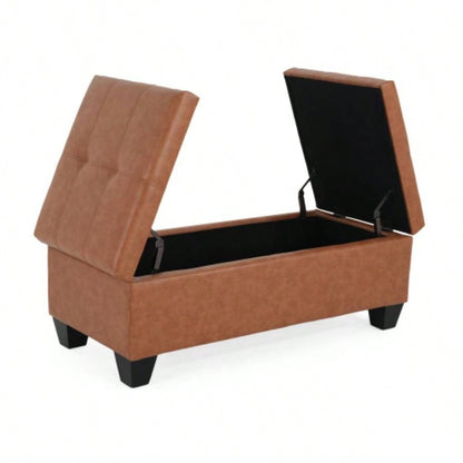 LANISTER Storage Ottoman - DBL TOP