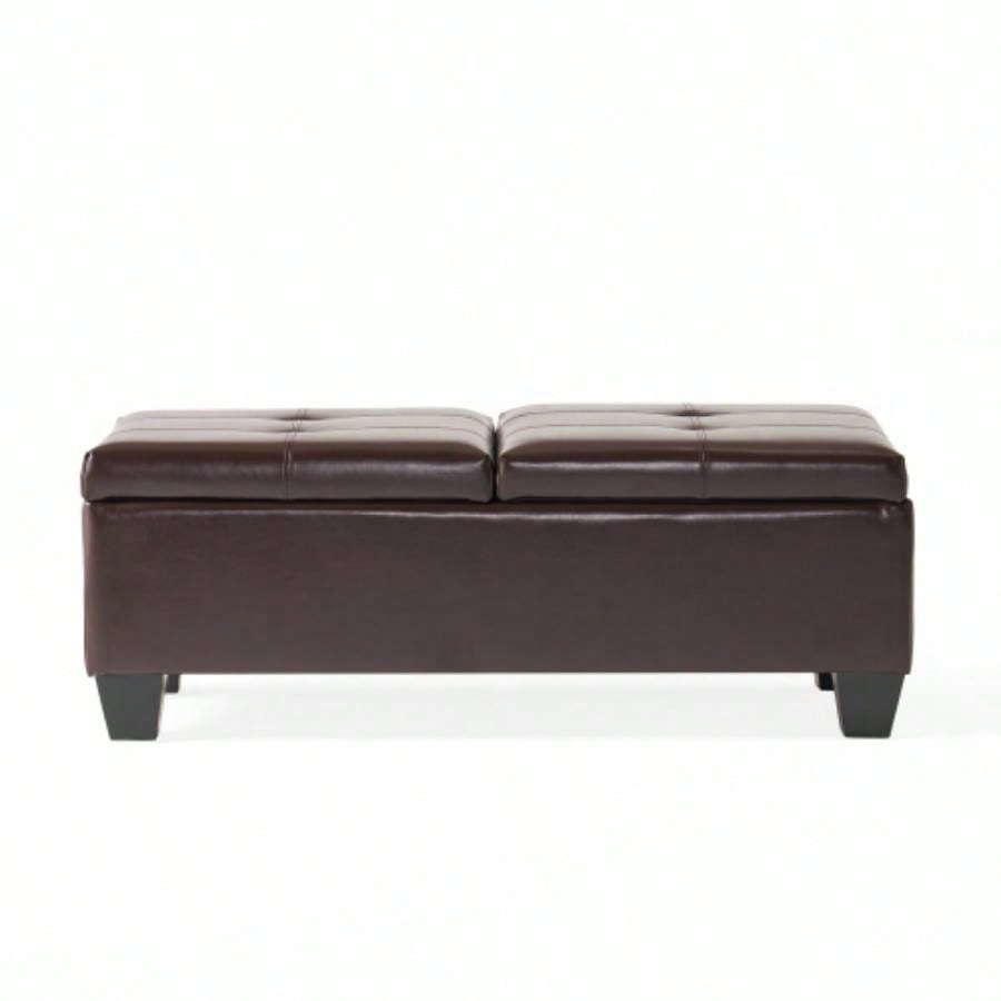LANISTER Storage Ottoman - DBL TOP
