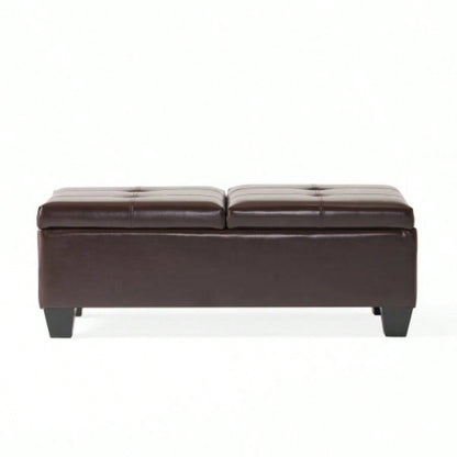LANISTER Storage Ottoman - DBL TOP
