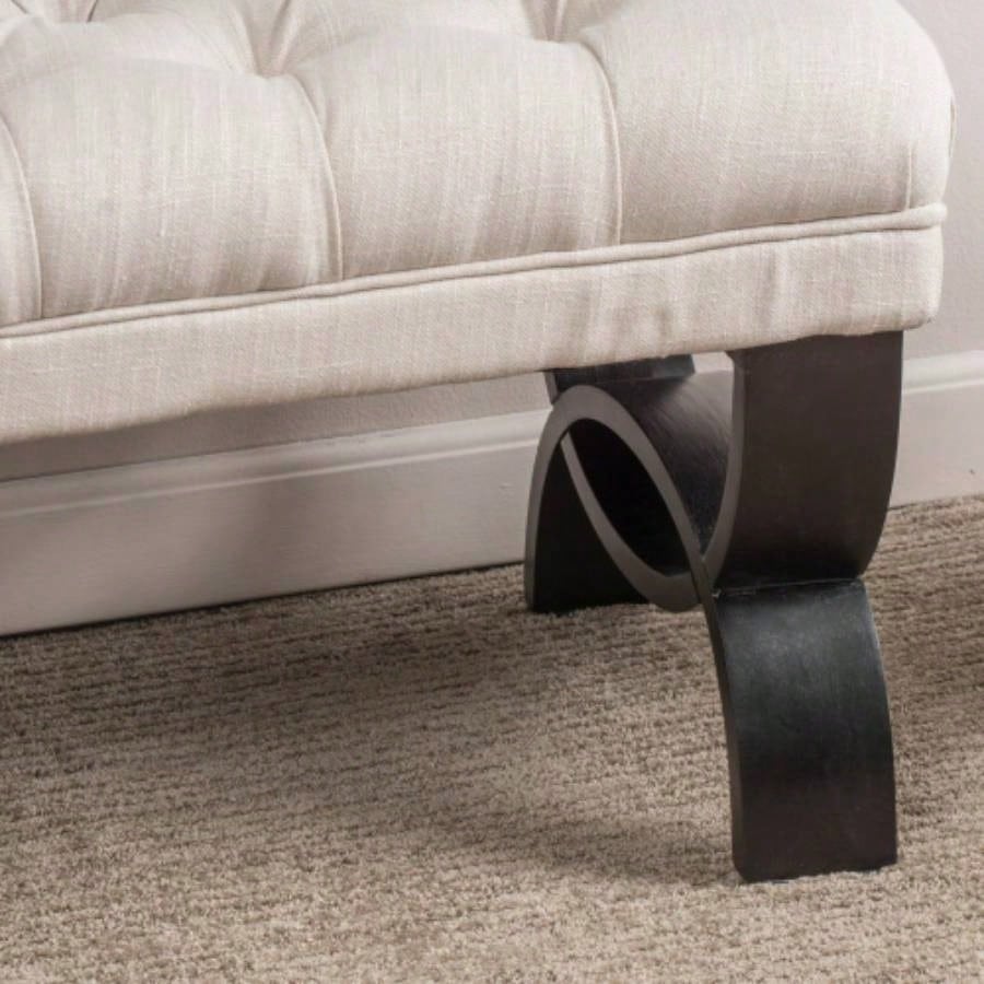 Storage Ottoman with Solid wood, Tufted Ottoman with Storage Living Room, Large End of Bed Ottomans, Modern Entryway Benches, Window Bedroom Benches Foot of Bed