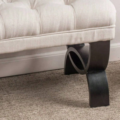 Storage Ottoman with Solid wood, Tufted Ottoman with Storage Living Room, Large End of Bed Ottomans, Modern Entryway Benches, Window Bedroom Benches Foot of Bed