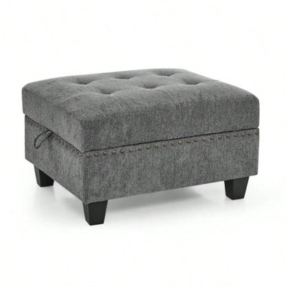 Ottoman Sofa Modular Sectional, Chenille