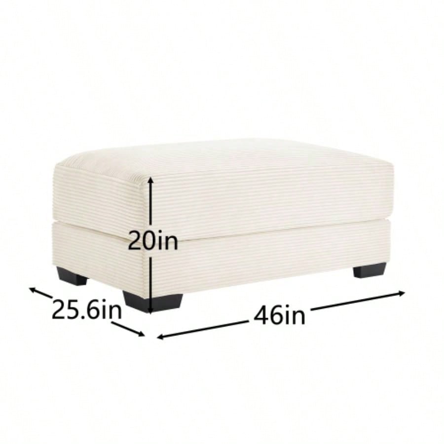 28 Ottoman Corduroy -