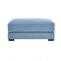 28 Ottoman Corduroy - Blue