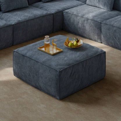 Sectional Sofa Ottoman Dark