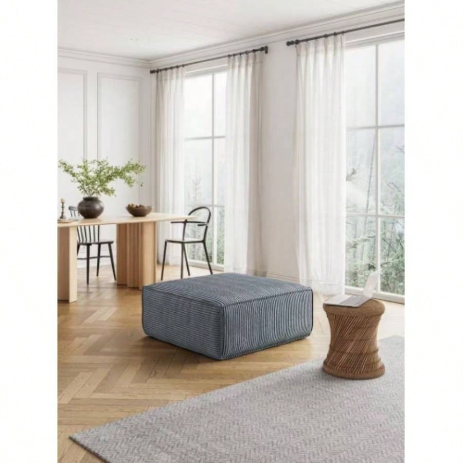 Sectional Sofa Ottoman Dark