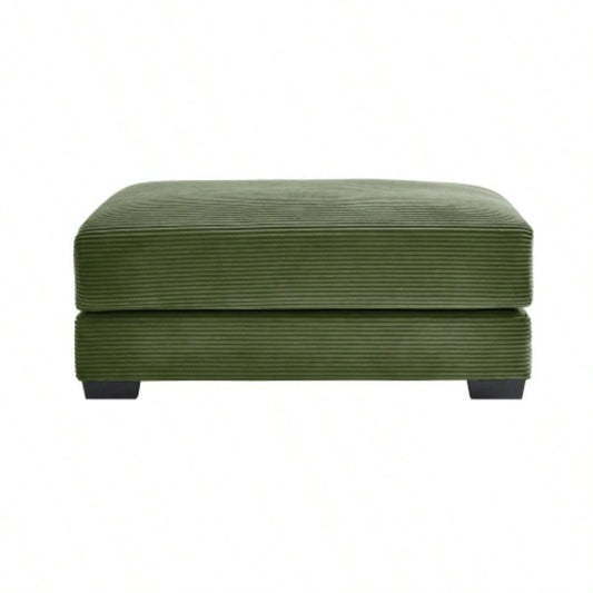 28 Ottoman Corduroy - Green
