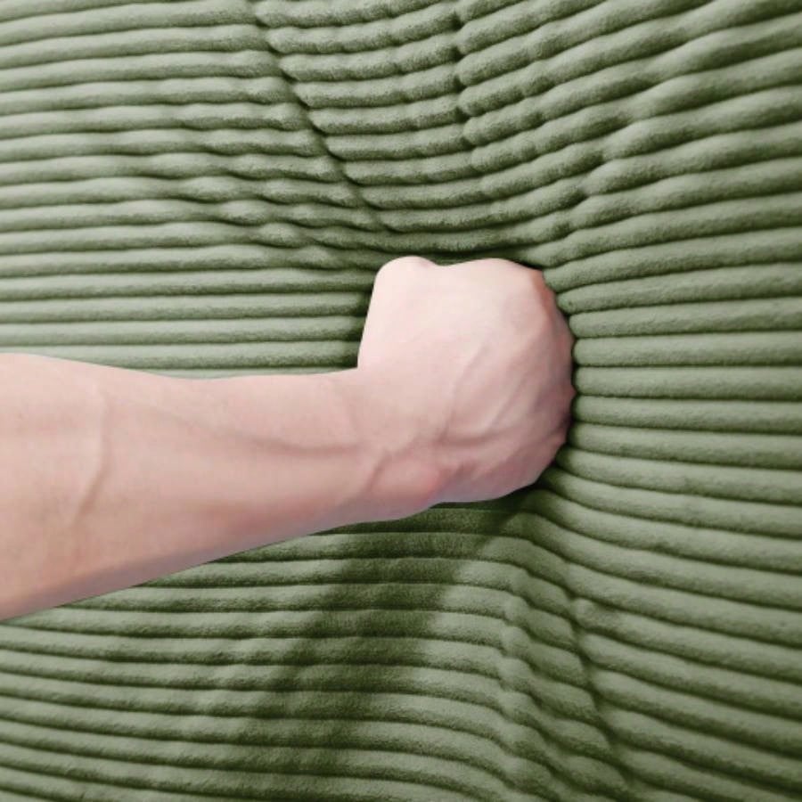 28 Ottoman Corduroy - Green