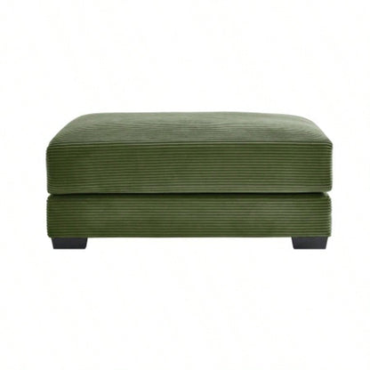 28 Ottoman Corduroy - Green
