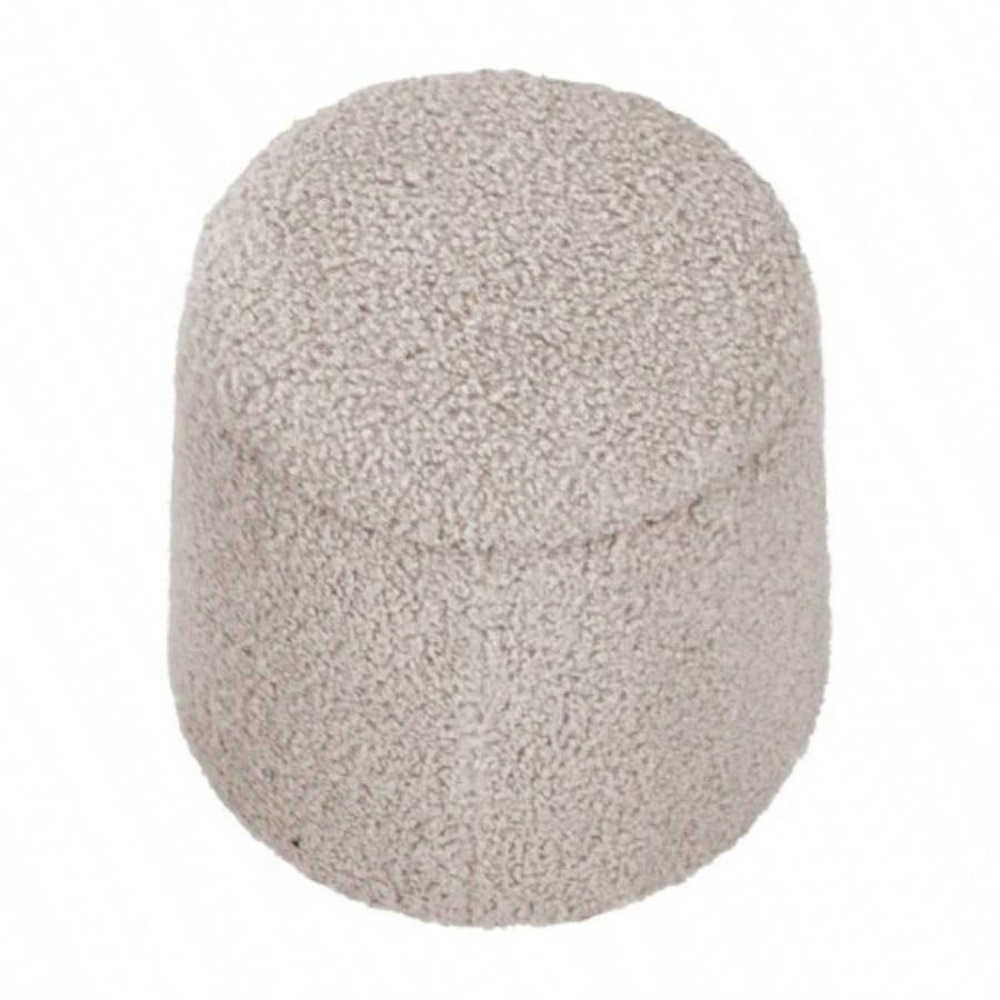 Round Storage Ottoman