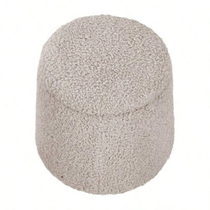 Round Storage Ottoman