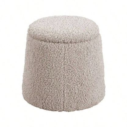 Round Storage Ottoman