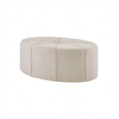 48 Ottoman, Polyester Fabric Large Cocktail Ottoman Modern Style Living Room,