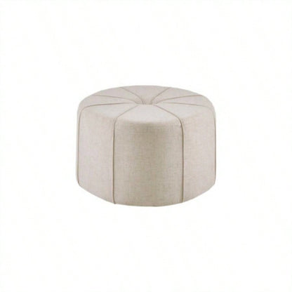 48 Ottoman, Polyester Fabric Large Cocktail Ottoman Modern Style Living Room,