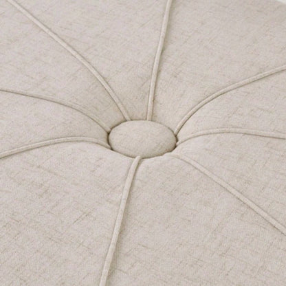 48 Ottoman, Polyester Fabric Large Cocktail Ottoman Modern Style Living Room,