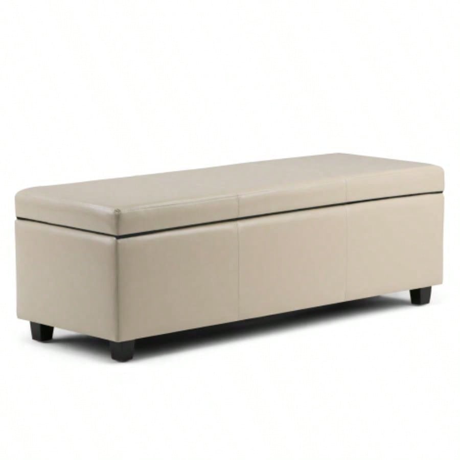 Avalon - Storage Ottoman - Satin