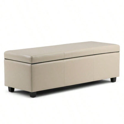 Avalon - Storage Ottoman - Satin