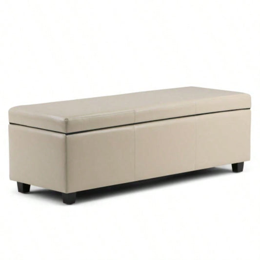 Avalon - Storage Ottoman - Satin