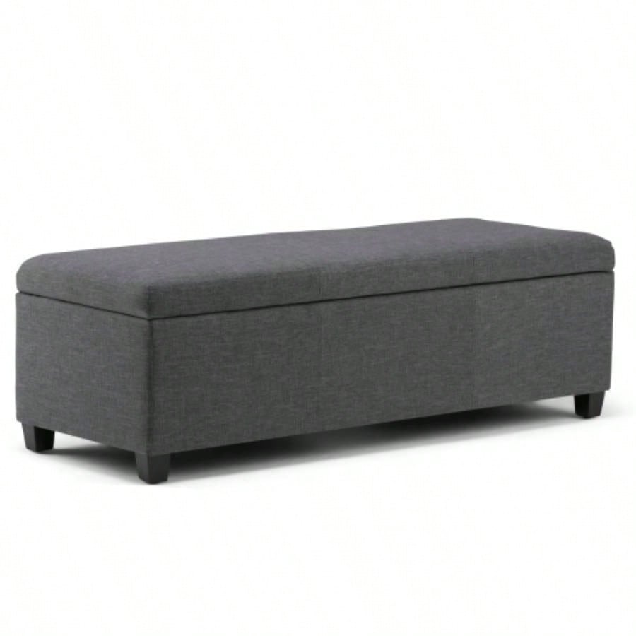 Avalon - Storage Ottoman - Slate